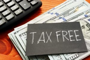 Tax,Free,Is,Shown,As,The,Financial,Concept